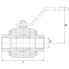 Stainless steel ball valve | KP-2588